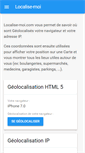 Mobile Screenshot of localise-moi.com